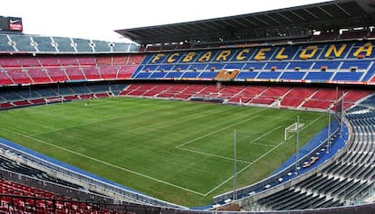 El Camp Nou.