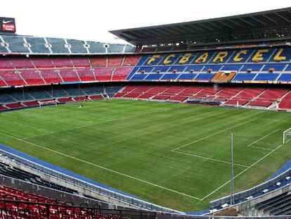 El Camp Nou.