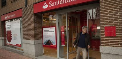 Una oficina de Banco Santander.