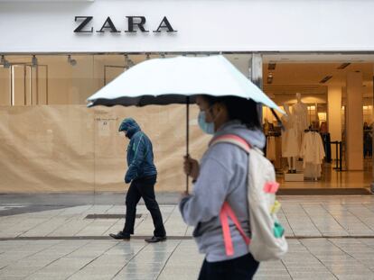 Imagen reciente de una tienda de Zara en Reino Unido.