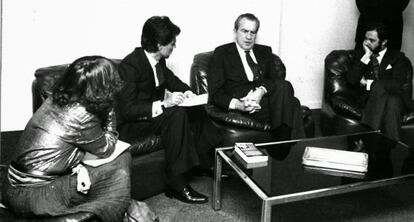 En 1980 Jesús Hermida entrevistó a Nixon para EL PAÍS