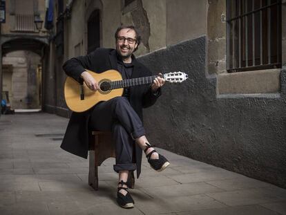 El cantautor de Solsona Roger Mas, a Barcelona.