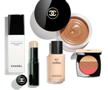 Algunos de los productos de Chanel empleados para conseguir el 'look' de belleza de Ana Rujas.