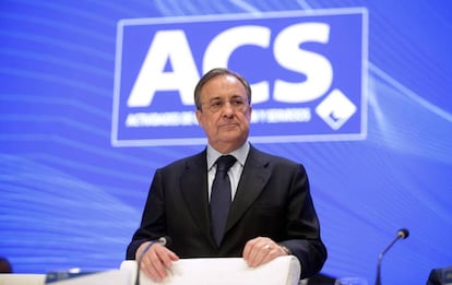 Florentino Pérez, presidente de ACS