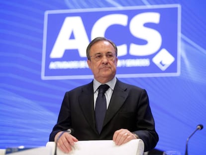 Florentino P&eacute;rez, presidente de ACS