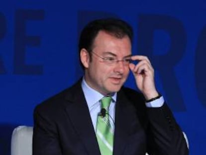 Imangen del secretario de Hacienda, Luis Videgaray. EFE/Archivo