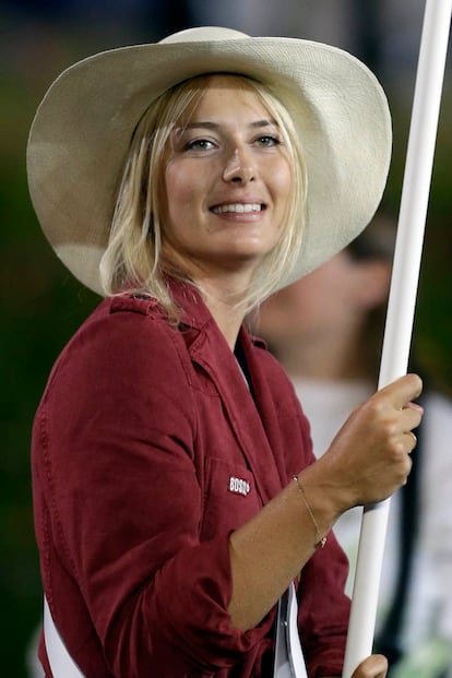 María Sharapova, una de las abanderadas más guapas. 