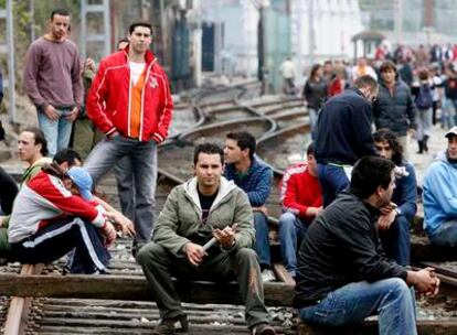 Trabajadores del sector del metal de Vigo en una de sus protestas el pasado 11 de mayo