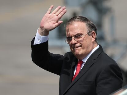 El Secretario de Relaciones Exteriores de México, Marcelo Ebrard, en enero de 2023.