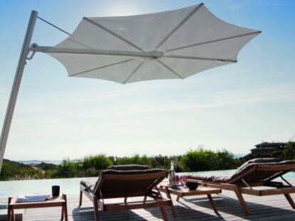 Parasol para exterior de la empresa Unopiú