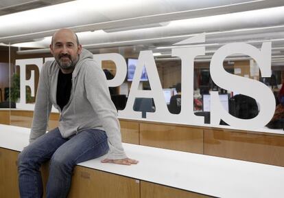 El actor Javier C&aacute;mara, en la redacci&oacute;n de EL PA&Iacute;S.