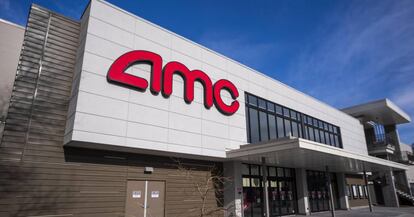 Un cine AMC cerrado en Wheaton, Maryland, EE.UU