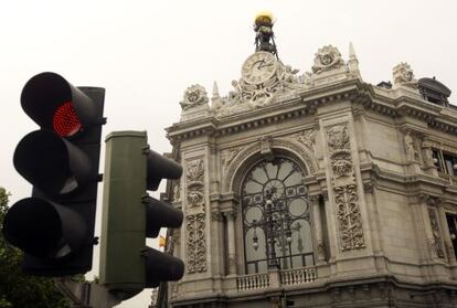 Fachada de la sede del Banco de España en Madrid