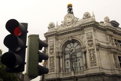 Fachada de la sede del Banco de Espa&ntilde;a en Madrid