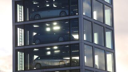 Un 'showroom' de Volkswagen en Berlín, el 8 de enero de 2016.