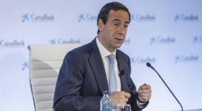 El consejero delegado de Caixabank, Gonzalo Gortázar. 