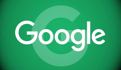 Logotipo de Google con fondo verde