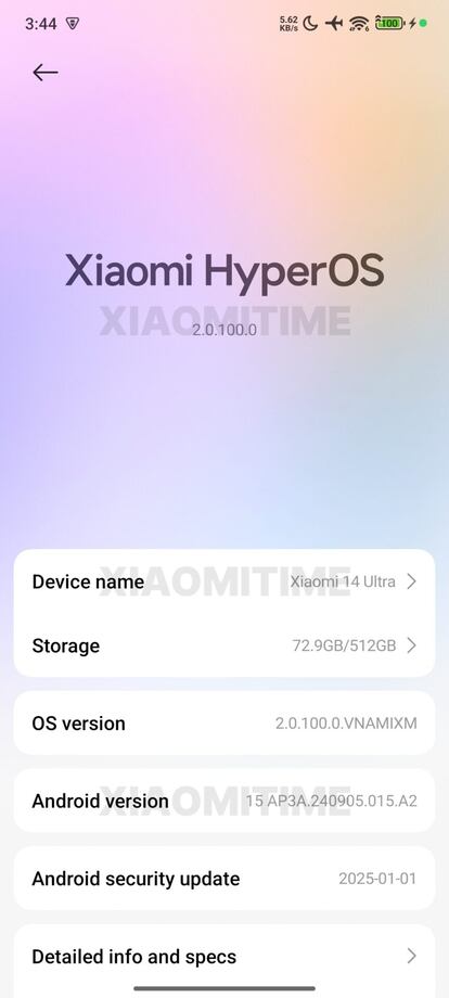 HyperOS 2.1 instalado en un Xiaomi 14 Ultra