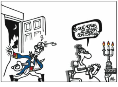 El 3 de mayo, según Forges.