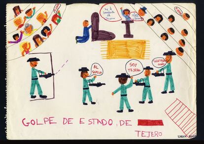 <b>Ana, 10 años:</b> “Me sentí muy feliz y como si hubiera intervenido en el rescate de los diputados”. “Me sentí muy rara y me entraban ganas de decirle palabrotas a Tejero”. <b>Ana María, 10 años:</b> “Nos pusimos a desayunar tranquilamente, aunque mi padre y mi madre tenían unas ojeras de muerte”. <b>Isabel, 11 años:</b> “Cuando se dijo que había fracasado el golpe nos pusimos muy contentos”. “Pensamos que a Tejero le faltaba algo de la cabeza”. <b>Pablo, 13 años:</b> “Nunca olvidaré el respiro, y a la vez gusto, que me dio la noticia de la liberación de los diputados y el fin de una noche de horror y amargura”.