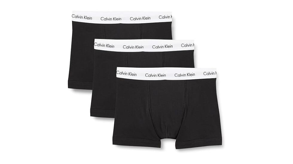 Pack de tres calzoncillos, de Calvin Klein.