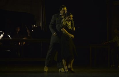 Antonio Canales durante el espectáculo.