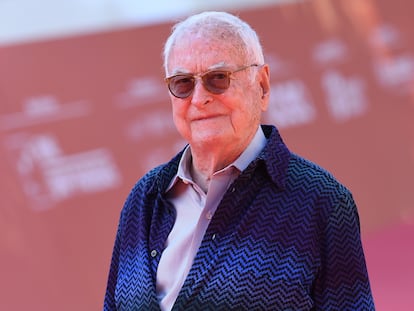 El cineasta estadounidense James Ivory, retratado en Roma en octubre de 2022.