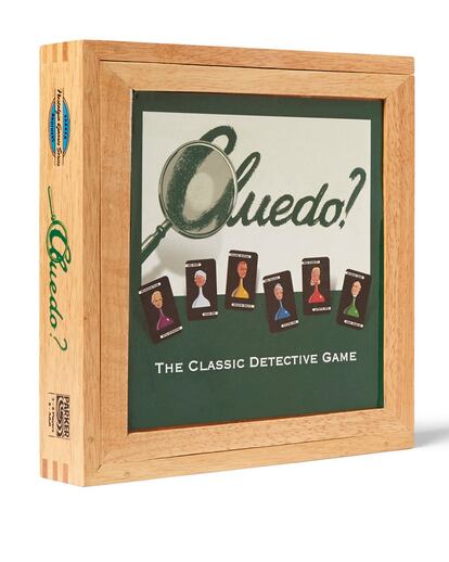 Versión vintage del mítico juego de mesa de espionaje Cluedo. (35 euros). Disponible en Mr Porter.