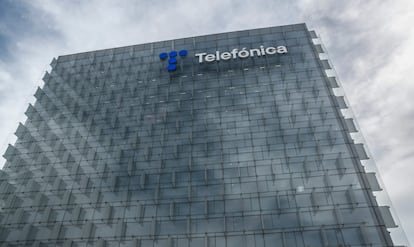 Sede de Telefónica en el barrio madrileño de Las Tablas.