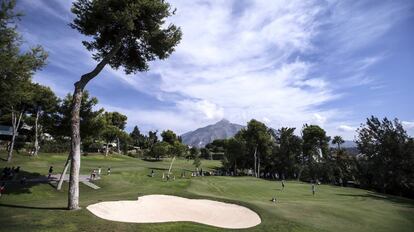 Vista del club Aloha Golf en Marbella.