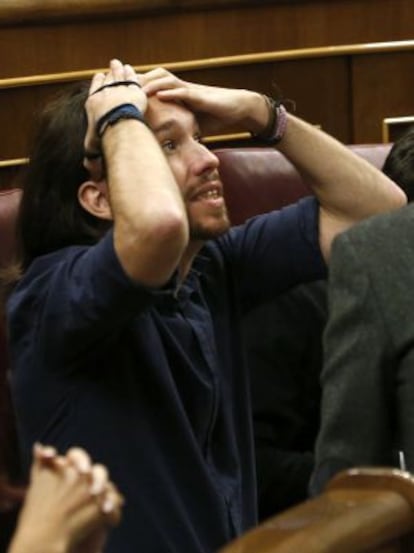 Pablo Iglesias, este miércoles.