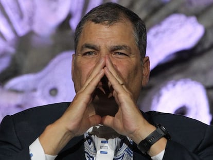 Rafael Correa, expresidente de Ecuador, en 2019.