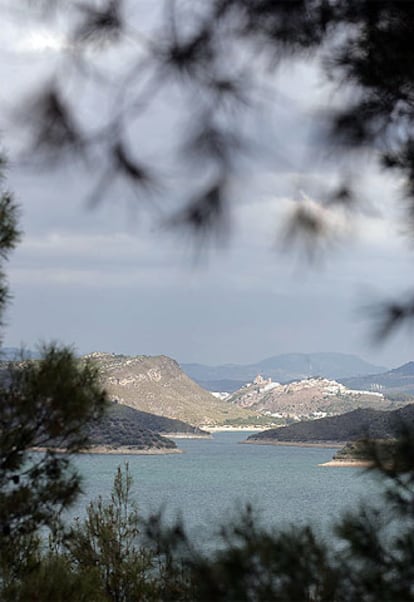 Pantano de Iznájar, el más grande de Andalucía.