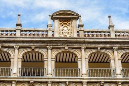 Patio de Santo Tomás de Villanueva en la Universidad de Alcalá de Henares.