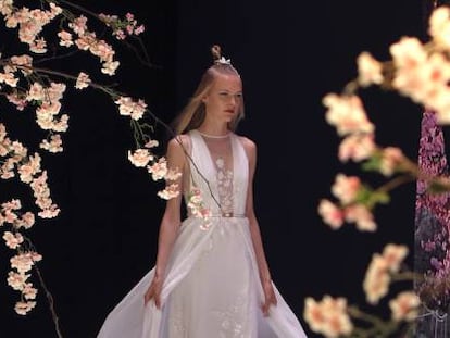 Un desfile en la Barcelona Bridal Fashion Week. 