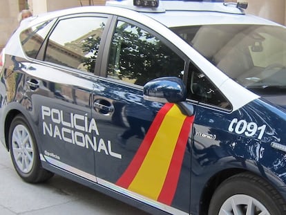 Un coche de la Policía Nacional.