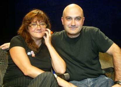 Isabel Coixet y Calixto Bieito, ayer en la presentación de la temporada del Romea de Barcelona.
/ JORDI ROVIRALTA