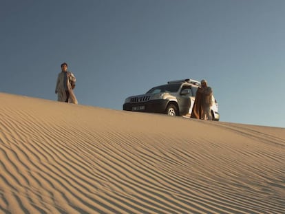 Una imagen de 'Whispering Sands', de Nace Khemir, que ganó la Palmera de Oro en la Mostra 1984 con `'Los balizadores del desierto. /MOSTRA DE VALÈNCIA 