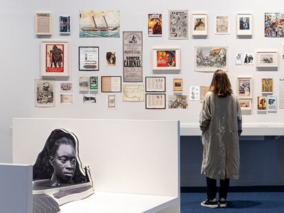 Vista de la sala 'Deshumanización', de la exposición 'Un réquiem por la humanidad', en La Casa Encendida, en Madrid.