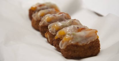 Croquetas de pollo.