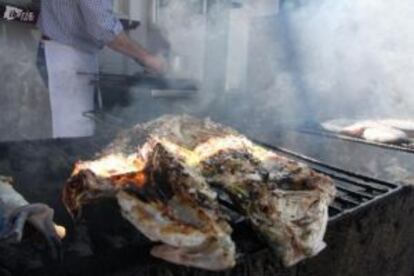 Parrilla de El Tronky, en Pedreña (Cantabria).