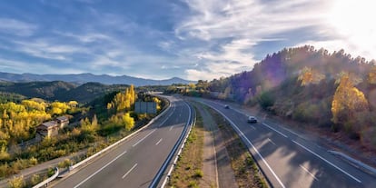 Autovía A-6 que une la capital de España con Galicia.