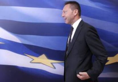El ministro de finanzas de Grecia, Yannis Stournaras. EFE/Archivo