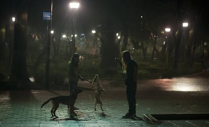 Vista del Parque España, en la colonia Condesa de la Ciudad de México.