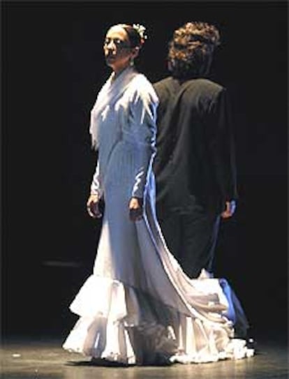 Belén Maya y Mayte Martín, durante el espectáculo <i>Flamenco de cámara</i>.