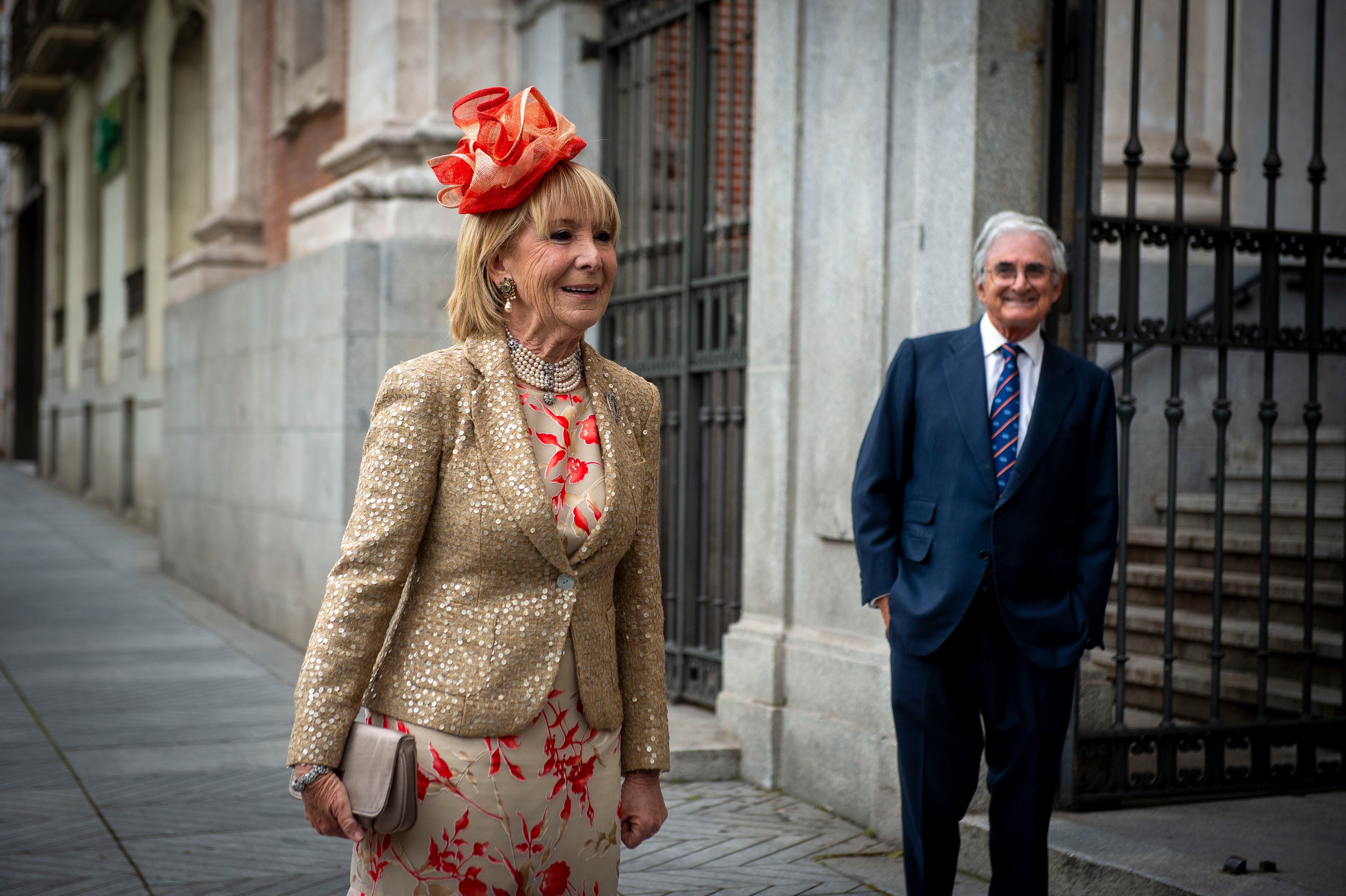 Esperanza Aguirre y su marido, Fernando Ramírez de Haro y Valdés.