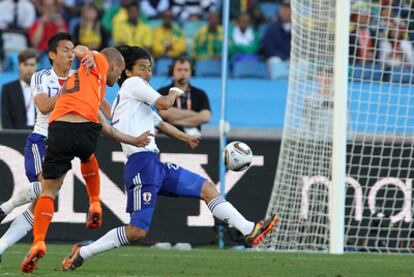 Wesley Sneijder, en el partido ante Japón.