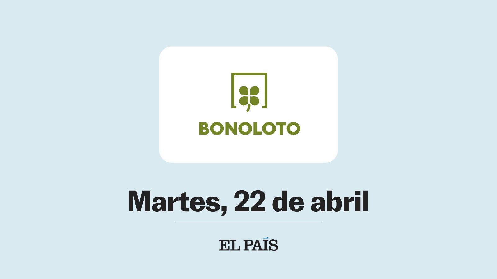 Bonoloto: comprobar sorteo del martes 22 de abril