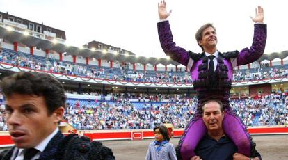El Juli salió a hombros de Vista Alegre el pasado día 23 tras cortar dos orejas.