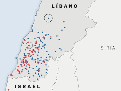 Mapas | La ofensiva de Israel en Líbano: bombardeos, desalojos y cientos de muertos